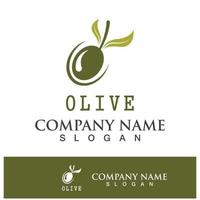 création de logo d'huile d'olive extra vierge vecteur
