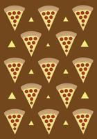 fond d'écran vectoriel de pizza au pepperoni pour la conception graphique et l'élément décoratif