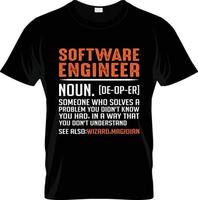 conception de t-shirt de développeur de logiciel, slogan de t-shirt de développeur de logiciel et conception de vêtements, typographie de développeur de logiciel, vecteur de développeur de logiciel, illustration de développeur de logiciel