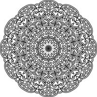 vecteur gratuit de mandala fleur circulaire