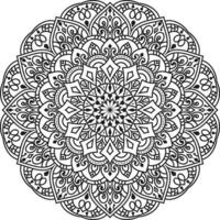 vecteur gratuit de mandala fleur circulaire