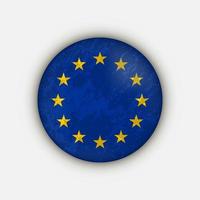 pays union européenne. drapeau de l'union européenne. illustration vectorielle. vecteur