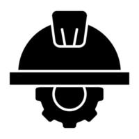 icône du design moderne du casque vecteur