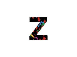 alphabet z zz lettre logo icône vecteur