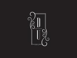 icône de logo dp de luxe, création de logo de lettre dp créative pour les entreprises vecteur