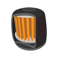 icône de dessin animé de filtre automobile vecteur