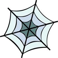 icône de couleur de toile d'araignée vecteur