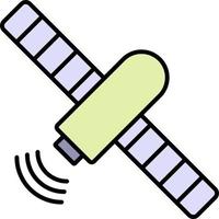 satellite, espace, icône de couleur spoutnik vecteur