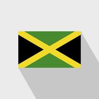 drapeau de la jamaïque grandissime vecteur de conception