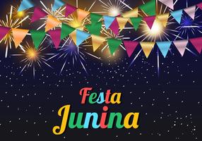 Festa Junina Template fond vecteur