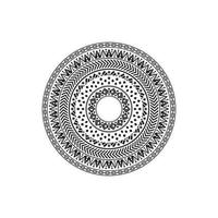 motif circulaire sous forme d'illustration de mandala vecteur