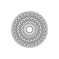 motif circulaire sous forme d'illustration de mandala vecteur