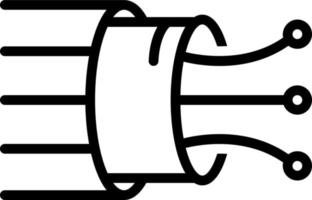 icône de ligne pour le fil vecteur