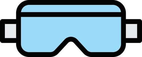 illustration de conception d'icône de vecteur de lunettes