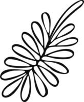 icône de feuille de symbole vert plante. vecteur, ligne vecteur