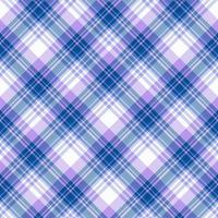 motif sans couture dans les couleurs bleu foncé, violet clair et blanc pour plaid, tissu, textile, vêtements, nappe et autres choses. image vectorielle. 2 vecteur