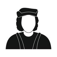 icône de costume de christophe colomb vecteur