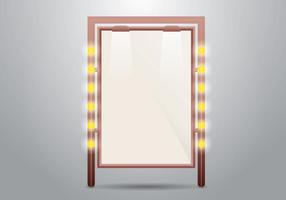 Lighted Mirror ou Sign Vector