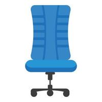 vecteur de dessin animé d'icône de chaise de bureau intérieur. côté bureau
