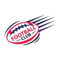 vecteur de logo de football américain - logo de rugby