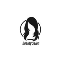 vecteur de logo de style de cheveux de beauté