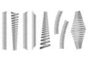Set Of Slinky Vecteurs vecteur