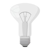 icône d'ampoule de décorateur, style cartoon vecteur