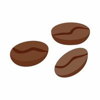 icône de grains de café, style 3d isométrique vecteur