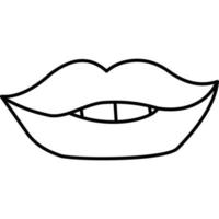 lèvres qui peuvent facilement modifier ou éditer vecteur
