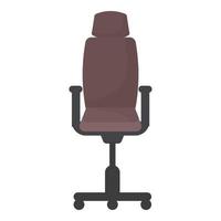 vecteur de dessin animé d'icône de siège de bureau. chaise de bureau