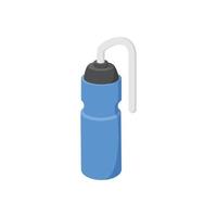 icône de dessin animé de bouteille d'eau de sport vecteur