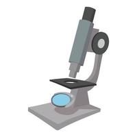 icône de dessin animé de microscope vecteur