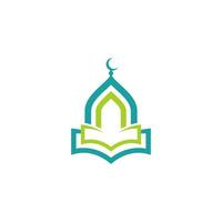 conception d'icône de vecteur d'école islamique
