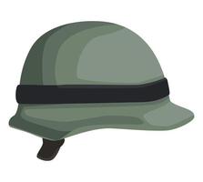 casque militaire accessoire uniforme vecteur