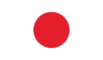 image du drapeau du japon vecteur