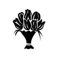 icône simple bouquet vecteur