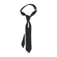 icône de cravate, style simple vecteur