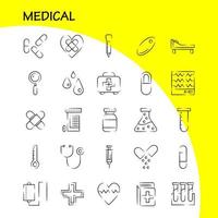 pack d'icônes dessinées à la main médicale pour les concepteurs et les développeurs icônes de soins de santé rupture de bandage médical coeur brisé vecteur médical