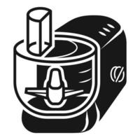 icône de mélangeur, style simple vecteur