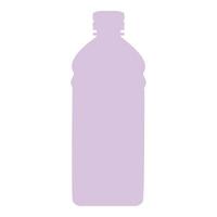 icône de bouteille d'eau, style plat vecteur