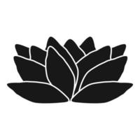 icône succulente, style simple vecteur