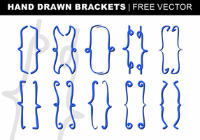 Supports de main Drawn Vector gratuit