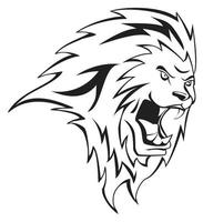 illustration du symbole du lion vecteur