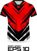 concept de design de chemise de maillot de course pour l'uniforme de l'équipe sportive vecteur