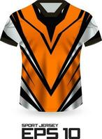 concept de conception de chemise de maillot de course pour l'uniforme de l'équipe sportive vecteur