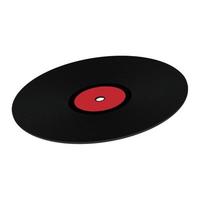 gramophone vinyle lp record illustration vecteur