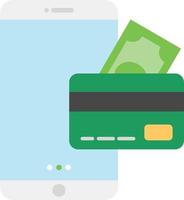 payer par carte de paiement numérique en ligne vecteur