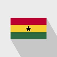 drapeau du ghana grandissime vecteur de conception