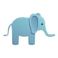 icône d'éléphant de père, style cartoon vecteur