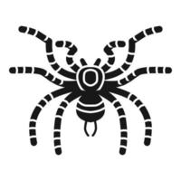 icône d'araignée tarentule, style simple vecteur